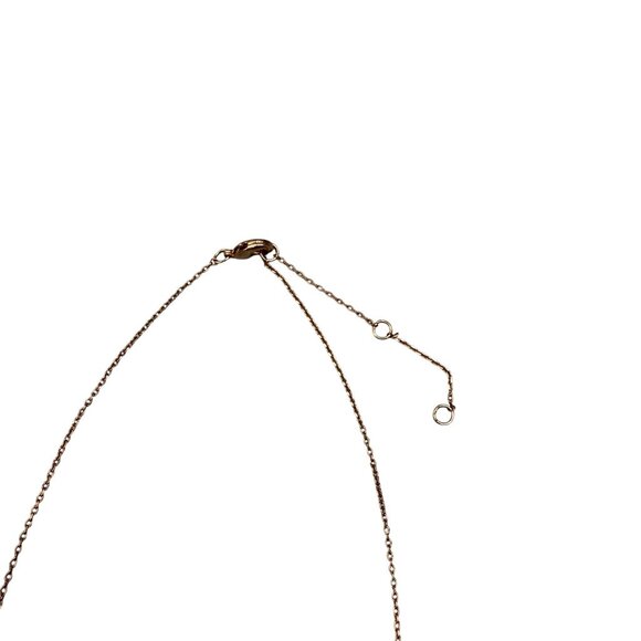 Sisters Bar Pendant Chain Necklace Rose Gold Tone 16 to 18 Inch Sisters Gift - Picture 4 of 4